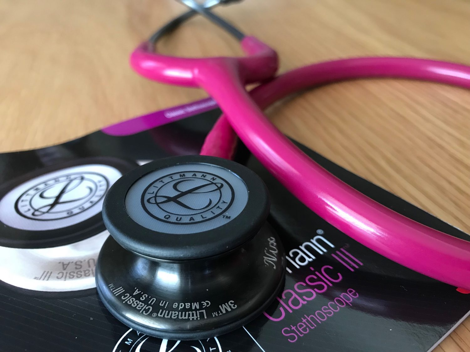 pink rainbow littmann stethoscope